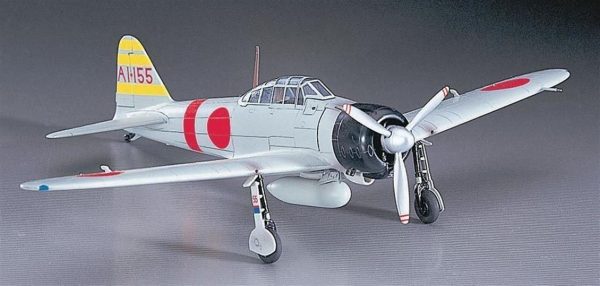 1/72 Mitsubishi A6M2 Zero Fighter Type 21 (Zeke) Savaş Uçağı Maketi, Hasegawa 00451 - Görsel 2