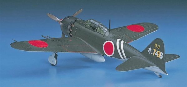 1/72 Mitsubishi A6M5C Zero Fighter (Zeke) Type 52 hei Savaş Uçağı Maketi, Hasegawa 00453 - Görsel 2