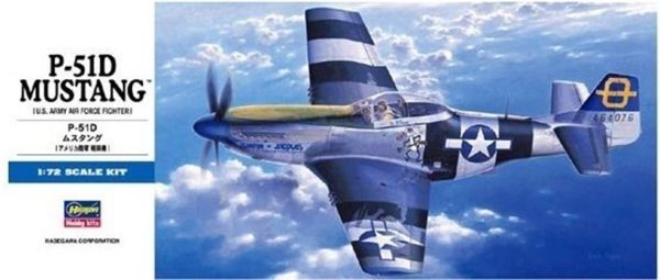 1/72 P-51D Mustang Savaş Uçağı Maketi, Hasegawa 01455