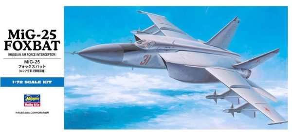 1/72 Mikoyan-25 Foxbat Savaş Uçağı Maketi, Hasegawa 00434