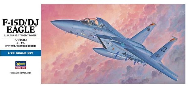 1/72 E-15D/DJ Eagle Savaş Uçağı Maketi, Hasegawa 00435