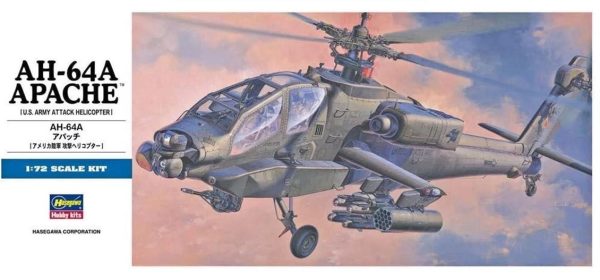 1/72 AH-64A Apache Askeri Helikopter Maketi, Hasegawa 00436