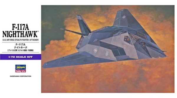 1/72 F-117A Nighthawk Savaş Uçağı Maketi, Hasegawa 00531