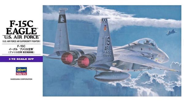 1/72 F-15C Eagle (U.S. Air Force) Savaş Uçağı Maketi, Hasegawa 00543