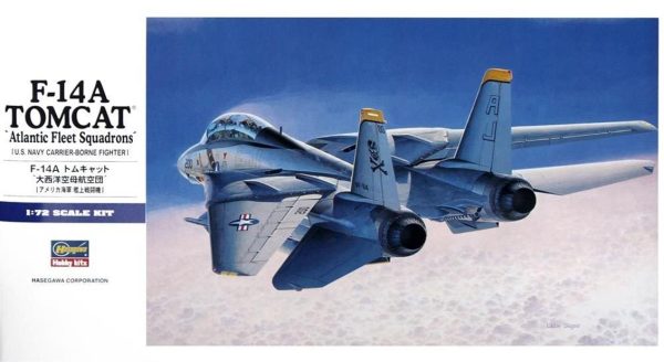 1/72 F-14A Tomcat (Atlantic F.S.) Savaş Uçağı Maketi, Hasegawa 00544