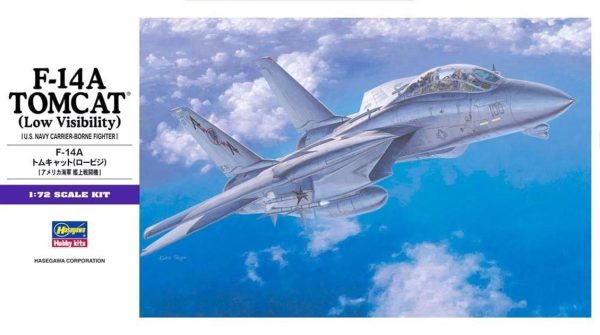 1/72 F-14A Tomcat (Low Visibility) Savaş Uçağı Maketi, Hasegawa 00532