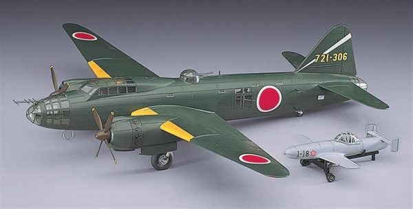 1/72 Mitsubishi G4M2E Type 1 Savaş Uçağı Maketi, Hasegawa 00550 - Görsel 2