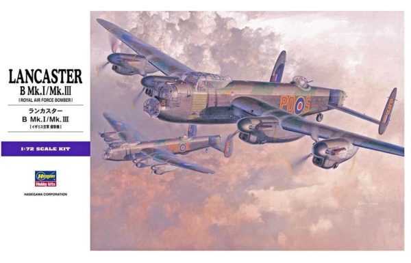1/72 Lancaster B. MK.I/MK.III Savaş Uçağı Maketi, Hasegawa 00553