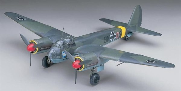 1/72 Junkers JU88A-4 Savaş Uçağı Maketi, Hasegawa 00555 - Görsel 2