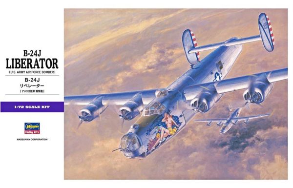 1/72 B-24J Liberator Savaş Uçağı Maketi, Hasegawa 01559