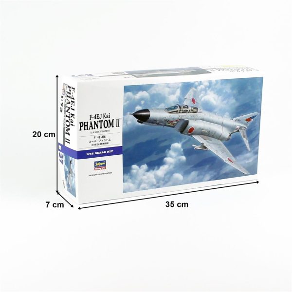 1/72 F-4EJ KAI Phantom II Savaş Uçağı Maketi, Hasegawa 01567 - Görsel 5