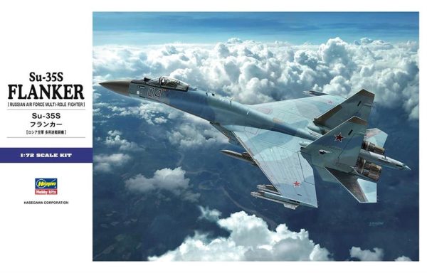 1/72 SU-35S Flanker Savaş Uçağı Maketi, Hasegawa 01574