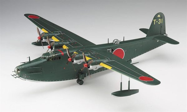 1/72 Kawanishi H8K2 Type 2 Askeri Deniz Uçağı Maketi, Hasegawa 01575 - Görsel 2