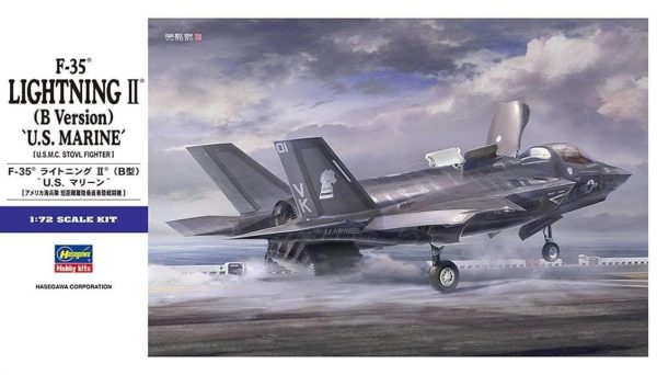 1/72 F-35 Lightning II (B Versiyon) ABD Deniz Kuvvetleri Savaş Uçağı Maketi, Hasegawa 01576
