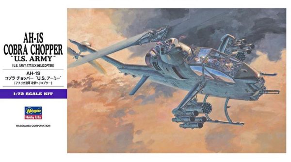 1/72 AH-1S Cobra Chopper (ABD Ordusu) Askeri Helikopter Maketi, Hasegawa 00535