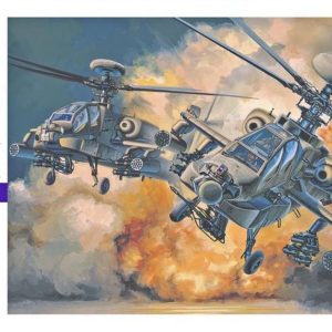 1/72 AH-64 Apache Longbow Askeri Helikopter Maketi, Hasegawa 00536