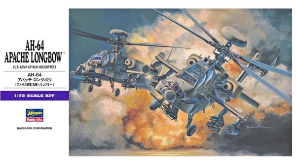1/72 AH-64 Apache Longbow Askeri Helikopter Maketi, Hasegawa 00536