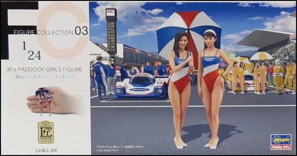 1/24 90 lı Yılların Padok Kızları Maketi, Hasegawa 29103