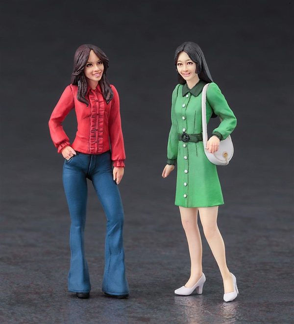 1/24 70 li Yılların Kızları Maketi, Hasegawa 29106 - Görsel 3