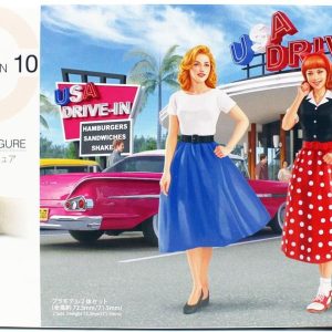 1/24 50 li Yılların Amerikan Kızları Maketi, Hasegawa 29110