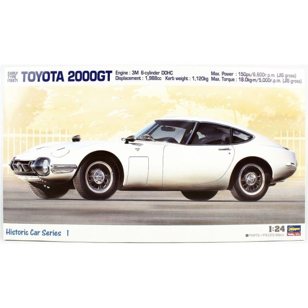 1/24 Toyota 2000GT 1967 Araba Maketi, Hasegawa 21101