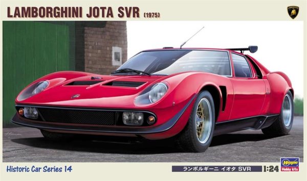 1/24 Lamborghini Jota 1975 SVR Araba Maketi, Hasegawa 21214