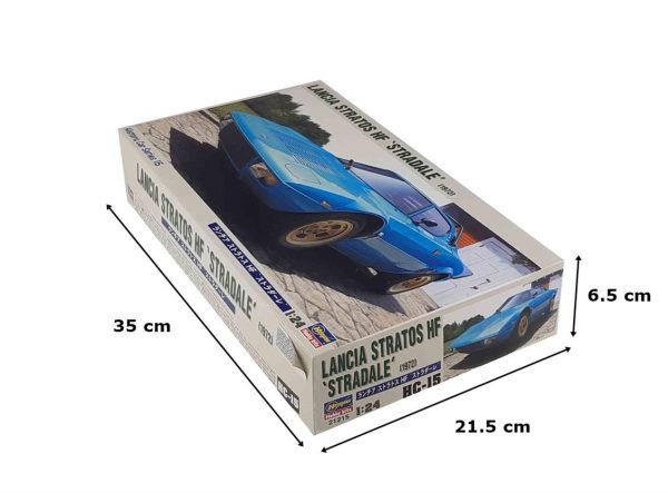 1/24 Lancia Stratos HF (Stradale) Yarış Aracı Maketi, Hasegawa 21115 - Görsel 5