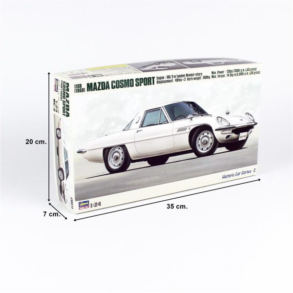 1/24 Mazda Cosmo Sport L10B Araba Maketi, Hasegawa 21102 - Görsel 5