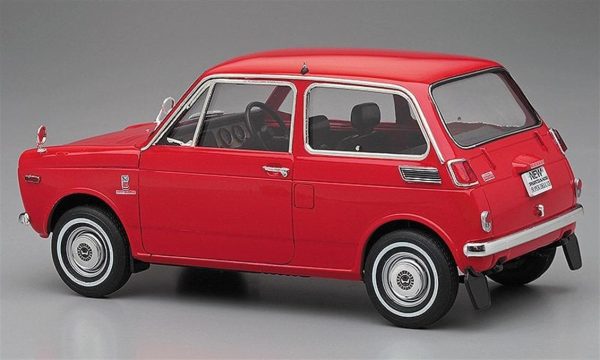 1/24 Honda N360 (NII) 1969 Araba Maketi, Hasegawa 21121 - Görsel 3