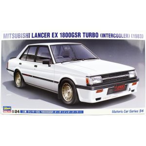 1/24 Mitsubishi Lancer EX 1800GSR Turbo (Intercooler) Araba Maketi, Hasegawa 21134
