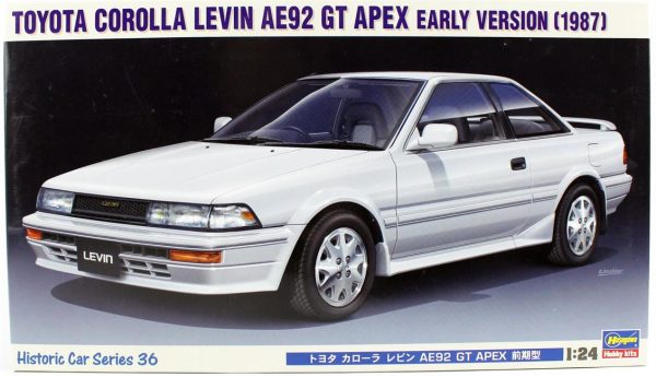 1/24 Toyota Corolla Nevin AE92 Apex 1987 Araba Maketi, Hasegawa 21136