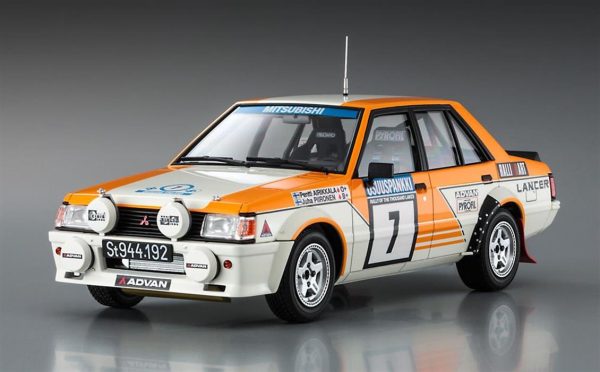 1/24 Mitsubishi Lancer EX 2000 Turbo (1982 1000 Lakes Rally) Yarış Aracı Maketi, Hasegawa 21138 - Görsel 3