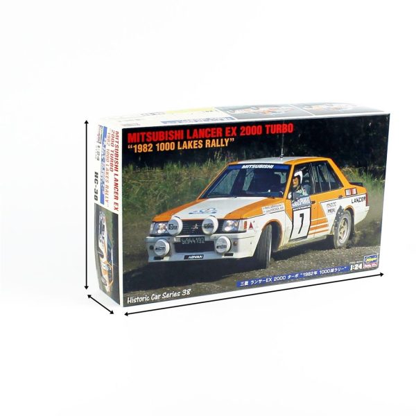 1/24 Mitsubishi Lancer EX 2000 Turbo (1982 1000 Lakes Rally) Yarış Aracı Maketi, Hasegawa 21138 - Görsel 5