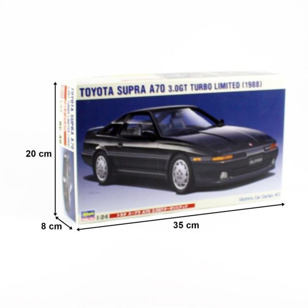 1/24 Toyota Supra A70 3.0GT Turbo Limited Araba Maketi, Hasegawa 21140 - Görsel 5