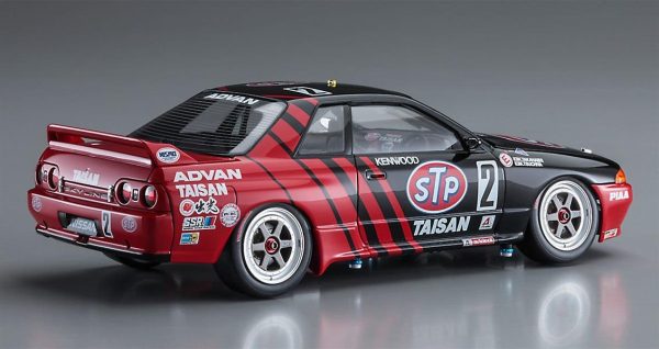 1/24 STP Taisan GT-R (Skyline GT-R [BNR32 Gr.A] 1993 JTC) Yarış Aracı Maketi, Hasegawa 21141 - Görsel 4
