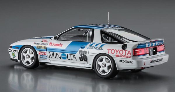 1/24 Minolta Supra Turbo A70 (1988 Inter Tec) Yarış Aracı Maketi, Hasegawa 21142 - Görsel 4