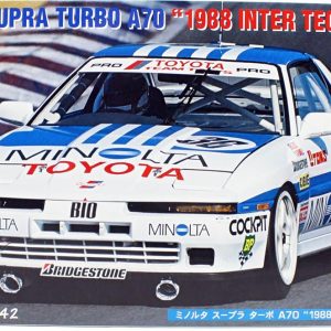 1/24 Minolta Supra Turbo A70 (1988 Inter Tec) Yarış Aracı Maketi, Hasegawa 21142