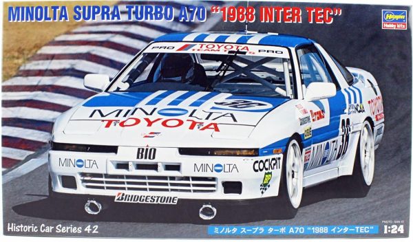 1/24 Minolta Supra Turbo A70 (1988 Inter Tec) Yarış Aracı Maketi, Hasegawa 21142