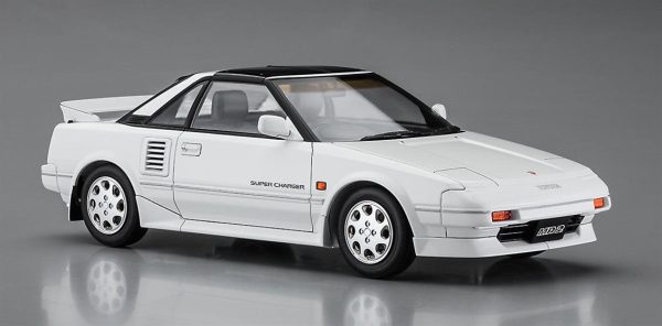 1/24 Toyota MR2 (AW11) Late Version G-Limited Super Charger (T Bar Roof) Araba Maketi, Hasegawa 21145 - Görsel 3