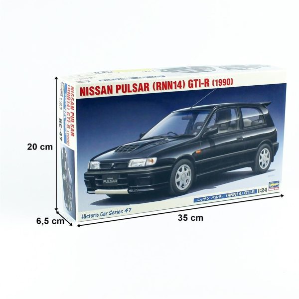 1/24 Nissan Pulsar (RNN14) GTI-R Araba Maketi, Hasegawa 21147 - Görsel 5