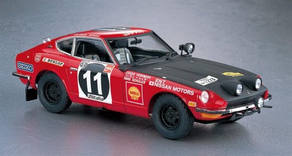 1/24 Datsun 240Z (1971 Safari Rally Winner) Yarış Aracı Maketi, Hasegawa 21148 - Görsel 3