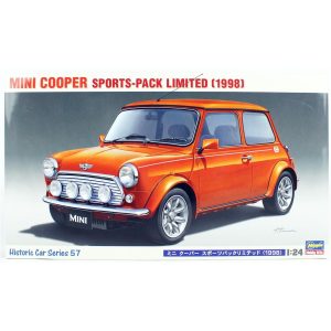1/24 Mini Cooper Sports-Pack Limited (1998) Araba Maketi, Hasegawa 21157