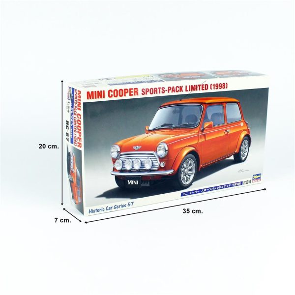 1/24 Mini Cooper Sports-Pack Limited (1998) Araba Maketi, Hasegawa 21157 - Görsel 5