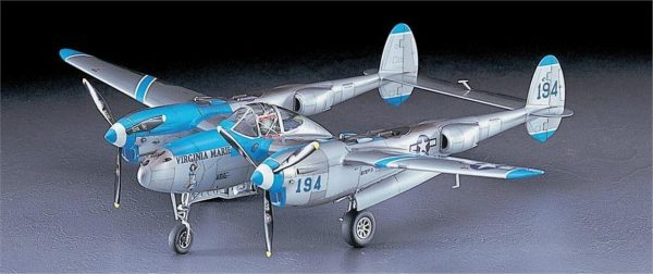 1/48 P-38J Lightning Savaş Uçağı Maketi, Hasegawa 09101 - Görsel 2
