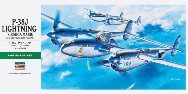 1/48 P-38J Lightning Savaş Uçağı Maketi, Hasegawa 09101
