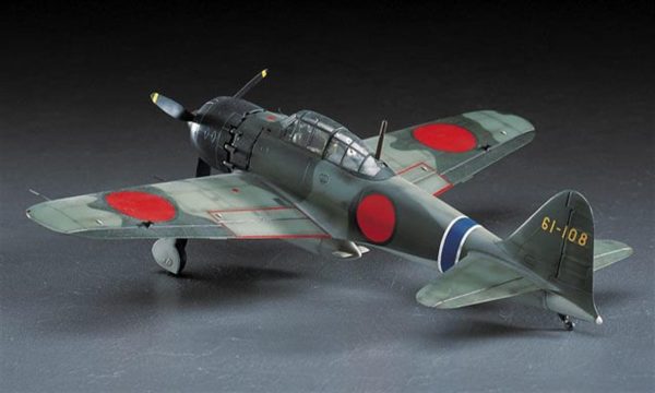1/48 MitsubishiI A6M5 Zero Fighter Type 52 (Zeke) Savaş Uçağı Maketi, Hasegawa 19123 - Görsel 3
