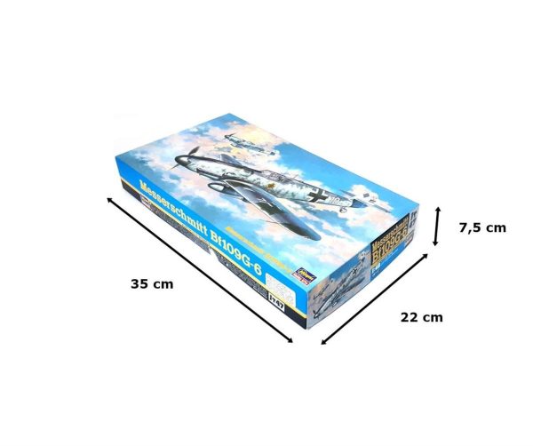 1/48 Messerschmitt BF19G-6 Savaş Uçağı Maketi, Hasegawa 09147 - Görsel 3