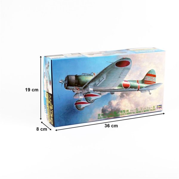 1/48 Aichi D3A1 Type 99 Carrier Dive Bomber Savaş Uçağı Maketi, Hasegawa 19156 - Görsel 5