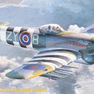 1/48 Typhoon Mk.IB (Tear Drop Canopy) Savaş Uçağı Maketi, Hasegawa 09060