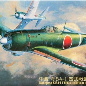 1/48 Nakajima Ki84-I Type 4 Fighter Hayate (Frank) Savaş Uçağı Maketi, Hasegawa 09067